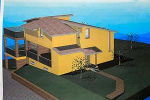 Casa in costruzione su terreno