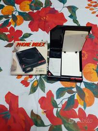 Rubrica automatica in plastica.