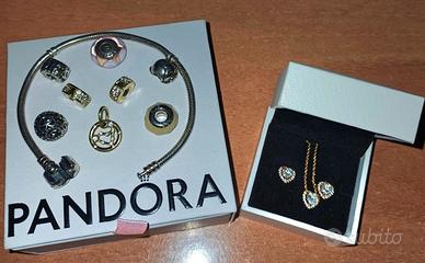Set Bracciale con charm, collane e orecchini