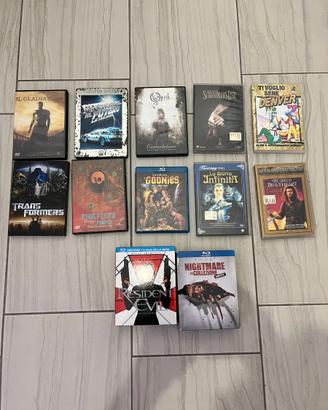 lotto di 21 titoli di film e videogiochi