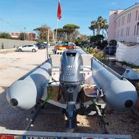 Gommone e motore Asso