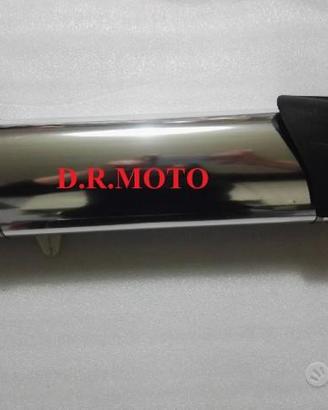 SCARICO CROMATO 40 CM moto scooter universale