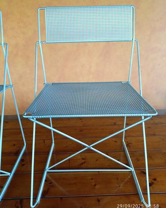 sedie design x line anni 70