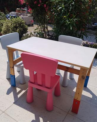 tavolo bambini e sedie bambino