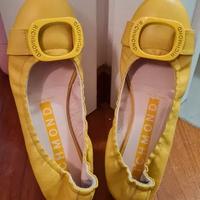 Ballerine John Richmond in vera pelle Gialle