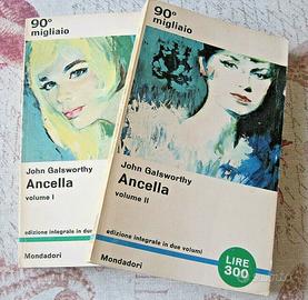 Libro in 2 volumi ANCELLA di John Galsworthy 1964