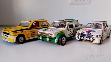 Tris Rallye Modellini Bburago Vintage 1/24 Alitali