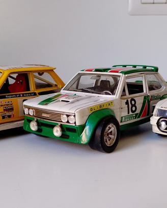 Tris Rallye Modellini Bburago Vintage 1/24 Alitali