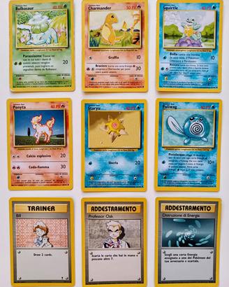 Lotto misto carte Pokémon old