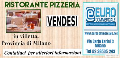 301/15 RISTORANTE PIZZERIA in villetta mq. 200