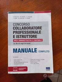 Manuale Concorso collaboratore e istruttore