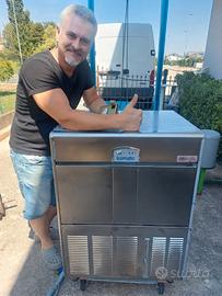 Fabbricatore ghiaccio a cubetto cavo icematic 75kg