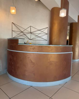 Bancone console reception
