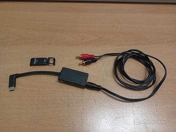 Adattatore go pro + cavo audio + sportellino