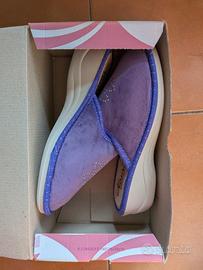 pantofole donna invernali Mauri 38 viola  nuove 
