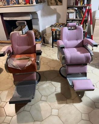 Poltrone vintage da parrucchiere