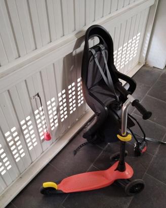 Seggiolino bici e monopattino