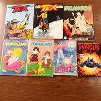topolino anni 70/80/90--tex,--dylandog--diabolik