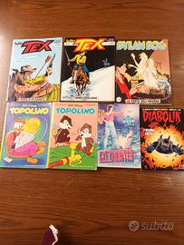 topolino anni 70/80/90--tex,--dylandog--diabolik
