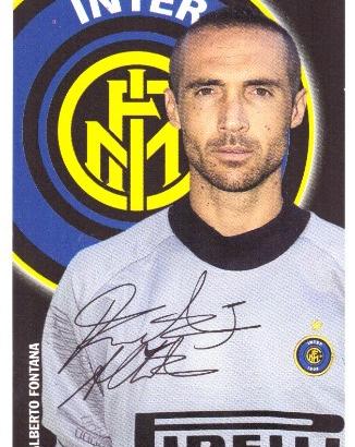 CARTOLINA INTER - Alberto Fontana