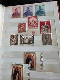francobolli  Vaticano e san Marino 