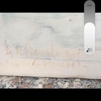 Quadro A. R . Brioschi La Costa Azzurra