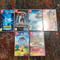 Giochi Nintendo Switch con custodia originale