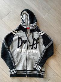 Maglione con cerniera e cappuccio tg s