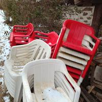 sedie in plastica da giardino 