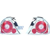 FANALI HONDA CIVIC 01-03 CROMATO