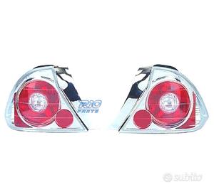 FANALI HONDA CIVIC 01-03 CROMATO