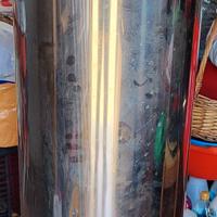 Giara per olio in acciaio.