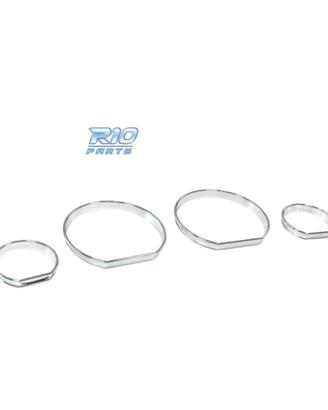 CERCHI CROMATI PER CRUSCOTTO STRUMENTI BMW E46