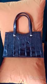 borsetta coccodrillo vintage