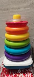 Fisher-Price Piramide 5 Anelli Gigante