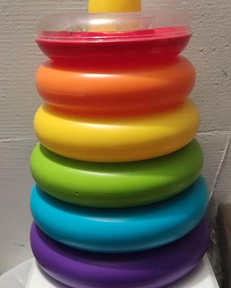 Fisher-Price Piramide 5 Anelli Gigante