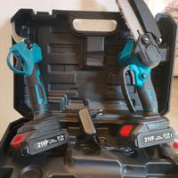 KIT motosega elettra e+forbice potatrice.