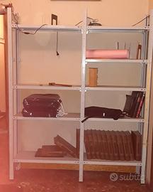 Scaffale in acciaio inox