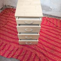 Lotto tavolino + comodino legno