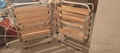 Coppia brandine pieghevoli