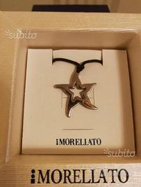 Collana con laccio di caucciù e stella Morellato
