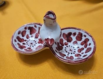 Sale e pepe in ceramica di DERUTA