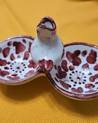 Sale e pepe in ceramica di DERUTA