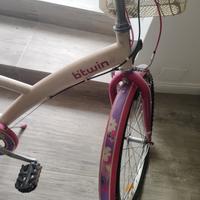 BICICLETTA BTWIN 24 ROSA E BEIGE