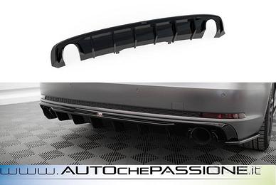 Spoiler posteriore Audi A4 S-line B9 doppio scaric
