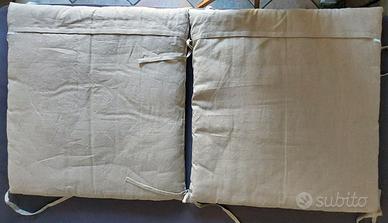 Cuscini testata letto cotone 100% color lino