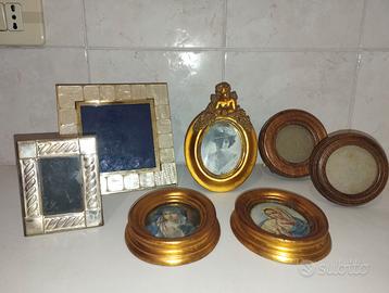 Lotto 7 Cornici Vintage da tavolo e parete