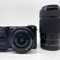 Sony Alpha 6000 body e completa di 2 obiettivi