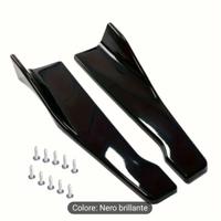 spoiler dx e sx universali in Abs nero lucido