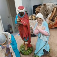 Antico presepe napoletano  in terracotta